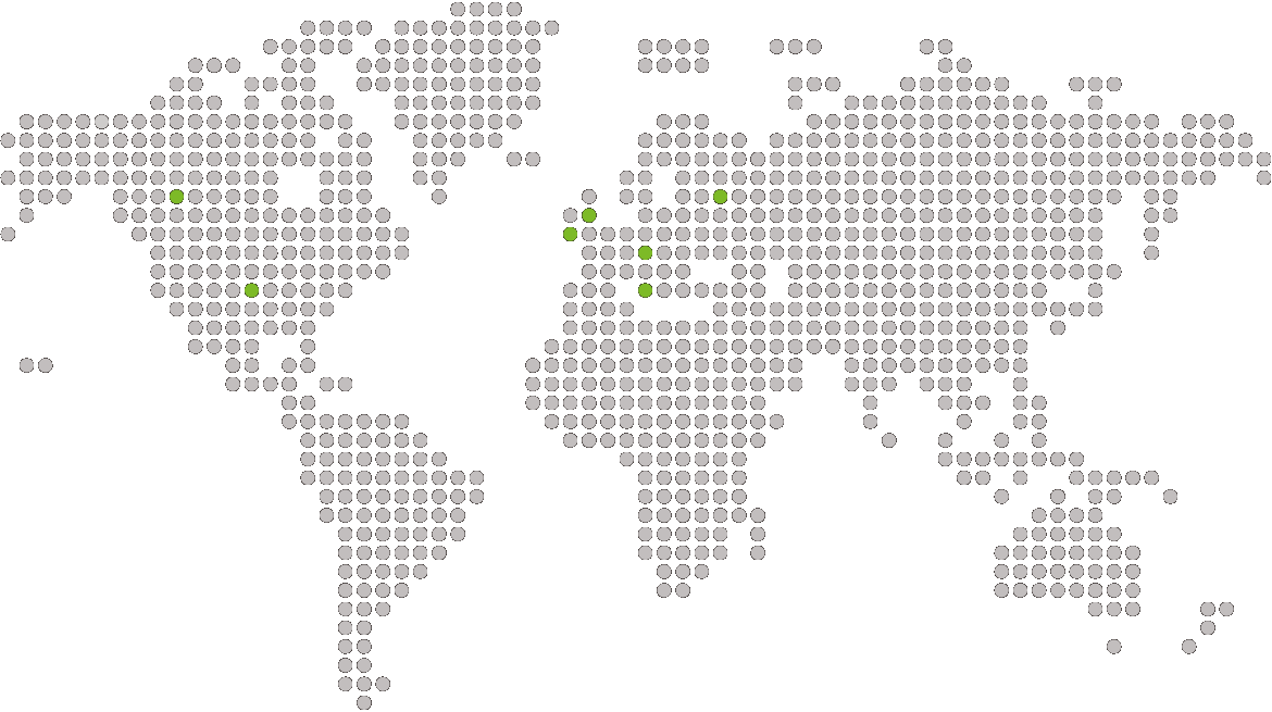 Map of world and where gaelic leasing and our sister companies operate